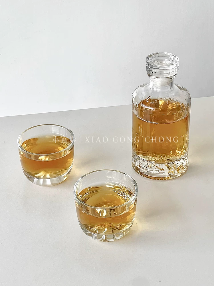 Bộ ấm chén phong cách Trung Hoa mới lạ, ly pha trà lạnh, ly cà phê, ly rượu nhỏ, bộ chai rượu, chai rượu trái cây, bình trà.