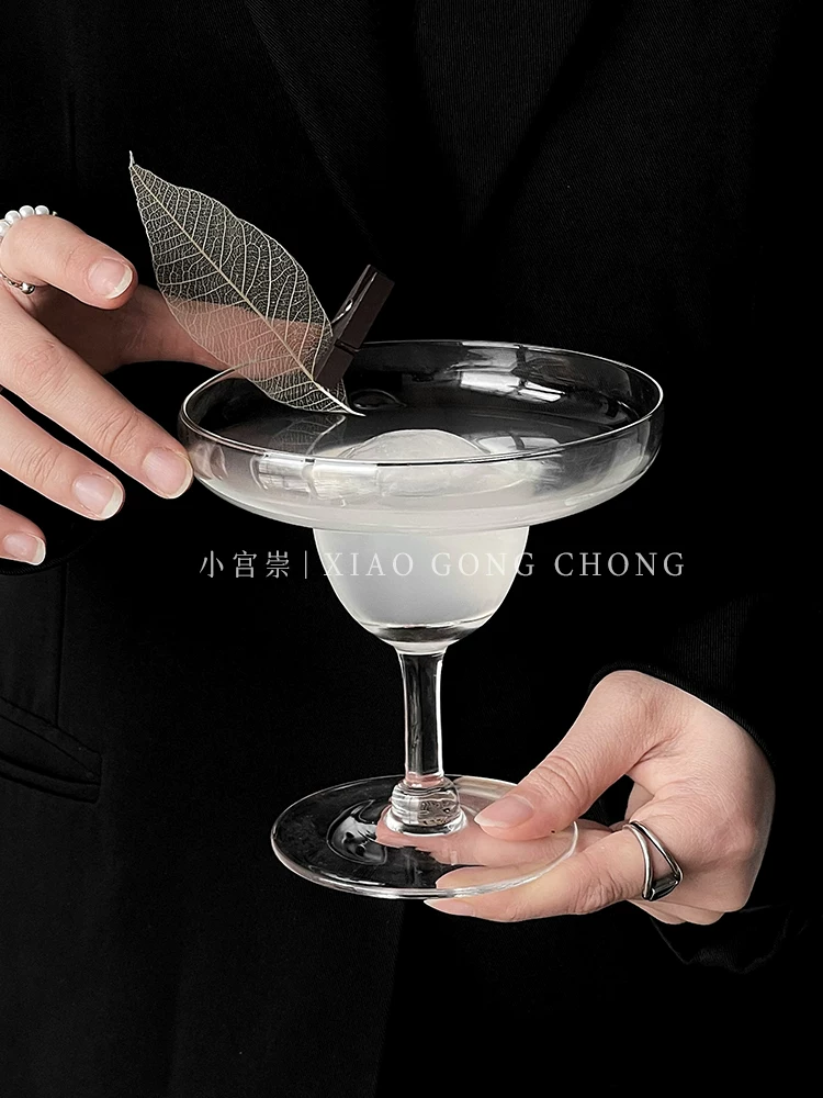 Ly cocktail pha lê phong cách sáng tạo độc đáo, ly margarita, ly sâm panh đơn giản, ly rượu vang có ga