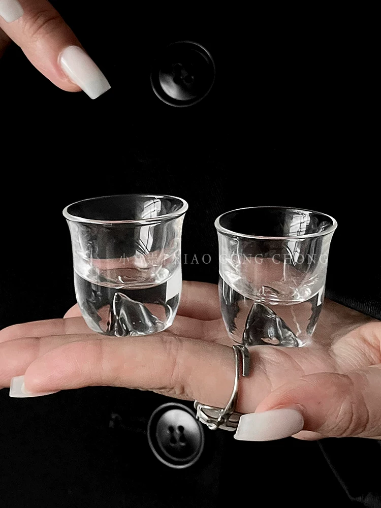Cốc ngắm núi đã qua sử dụng, cốc rượu nhỏ bằng thủy tinh pha lê, cốc rượu trắng, cốc rượu sake, cốc rượu shot, cốc chủ, cốc trà, cốc nếm thử.