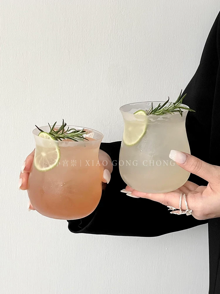 Ly thủy tinh mờ kiểu tulip, ly cocktail đặc biệt, ly trà kiểu Trung Hoa, ly uống nước, ly cà phê đá Americano