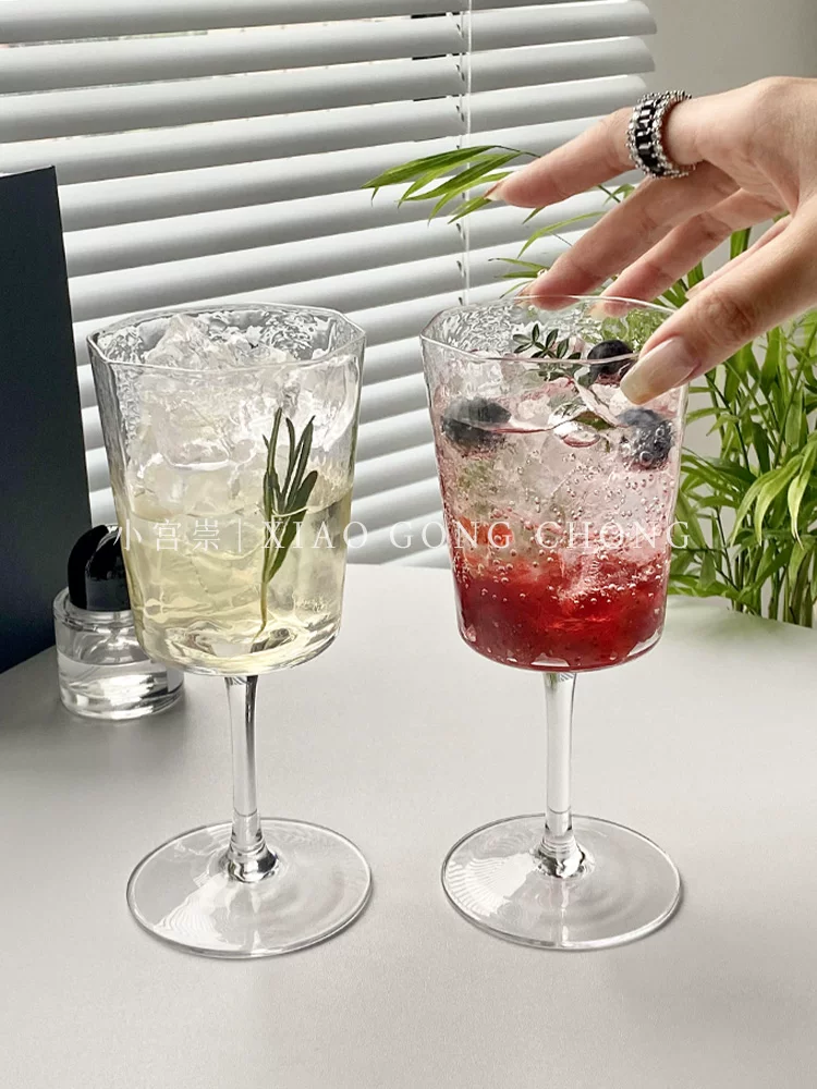 Ly thủy tinh chạm khắc kiểu Instagram cao cấp, ly rượu vang, ly sâm panh, ly nước ép cao cấp, ly cocktail