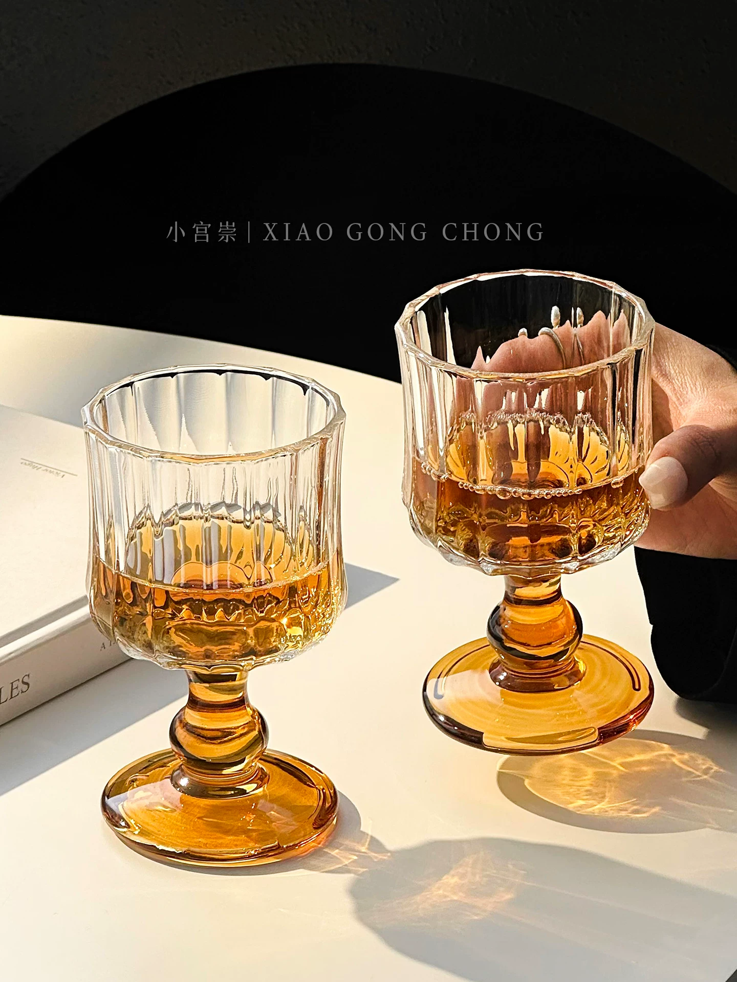 Thiết kế độc đáo, ly rượu cổ điển sang trọng, ly kiểu Pháp gia dụng, ly sâm panh, ly rượu.
