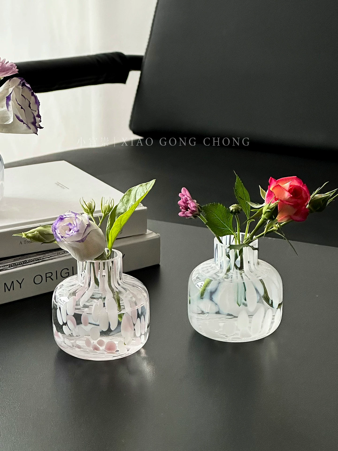 Lọ hoa thủy tinh phong cách retro, trang trí nhà cửa, phòng khách, cắm hoa, đồ trang trí cao cấp, lọ hoa thủy canh