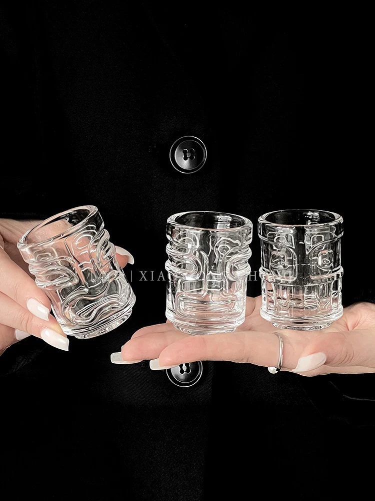Ly rượu mini tiki, ly hình viên đạn, ly tiki sáng tạo, ly shot cocktail, ly uống rượu, ly rượu mạnh