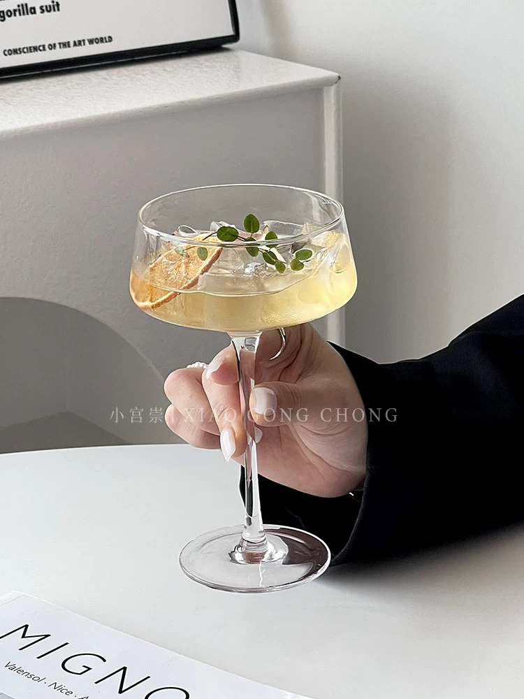 Ly thủy tinh cao kiểu Nhật Kimura, ly cocktail pha lê, ly martini kiểu ins, ly rượu trái cây, ly cocktail đặc biệt dành cho nữ