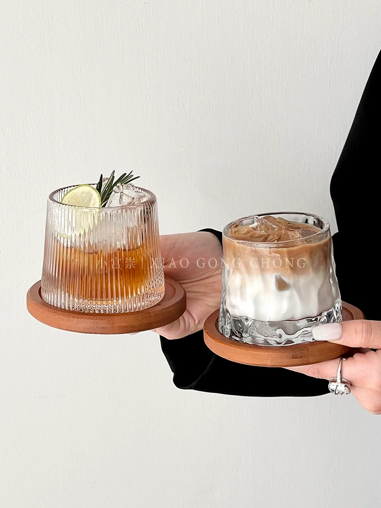 Ly xoay sáng tạo, ly thủy tinh giảm stress, ly rượu whisky, cốc cà phê, cốc nước ép, cốc bia
