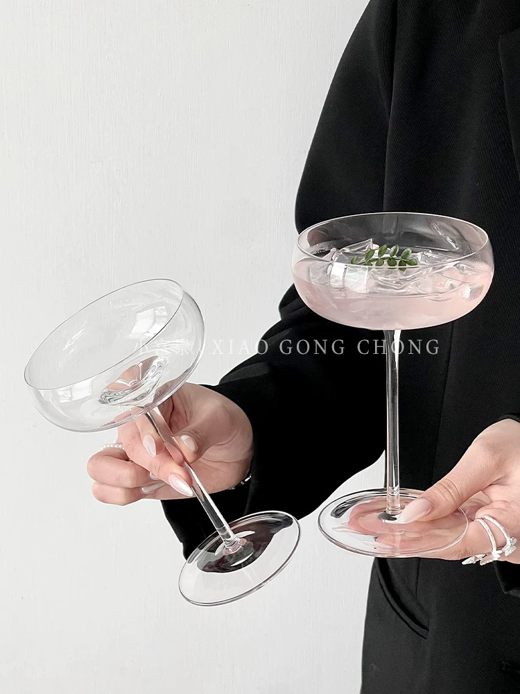 Ly thủy tinh đáy tròn sáng tạo, ly tráng miệng, ly kem, ly uống nước lạnh gia dụng, ly rượu vang, ly cocktail