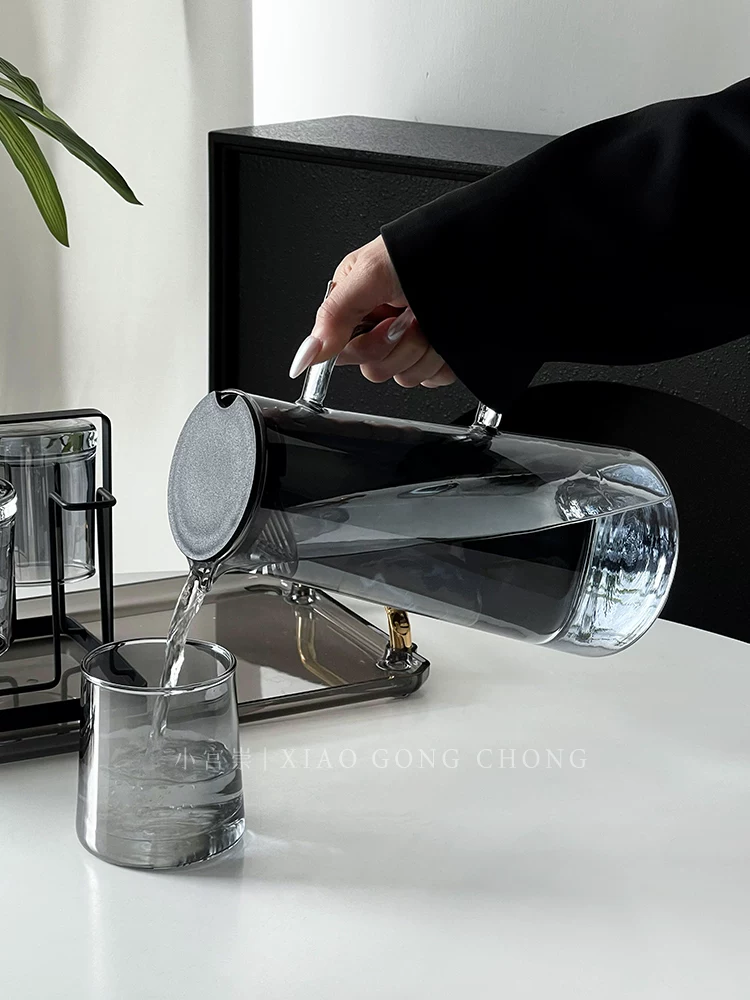 Bộ ly uống nước thủy tinh, cao cấp sang trọng, chất lượng cao, dùng trong khách sạn, bộ gia đình, bộ ấm chén phòng khách.