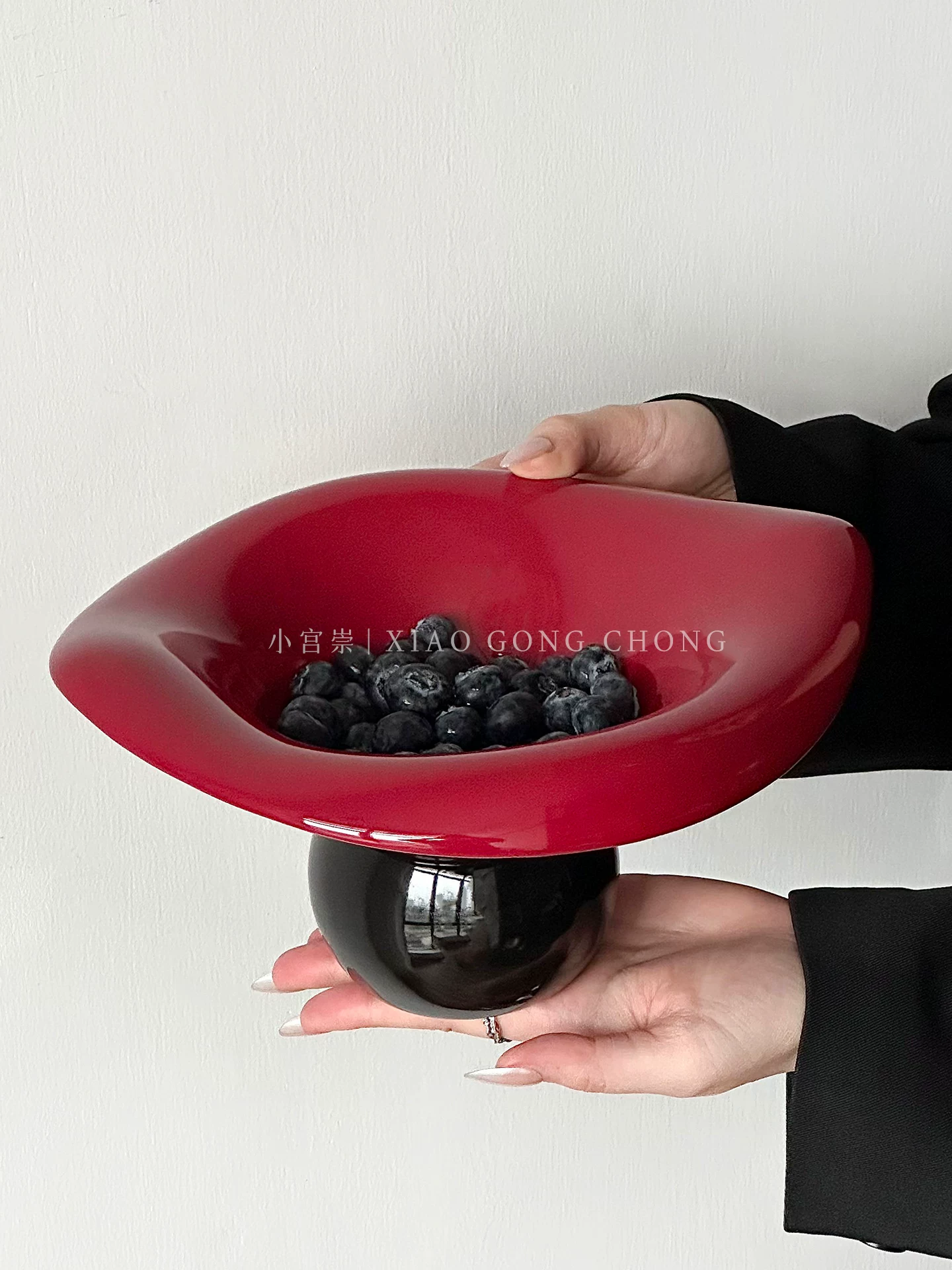 Đĩa trái cây mây, Đĩa đựng trái cây bằng gốm sứ gia dụng sang trọng nhẹ nhàng, Đĩa đựng đồ ăn nhẹ có giá trị cao, Đĩa đựng trái cây sấy khô tinh tế, Quà tặng tân gia