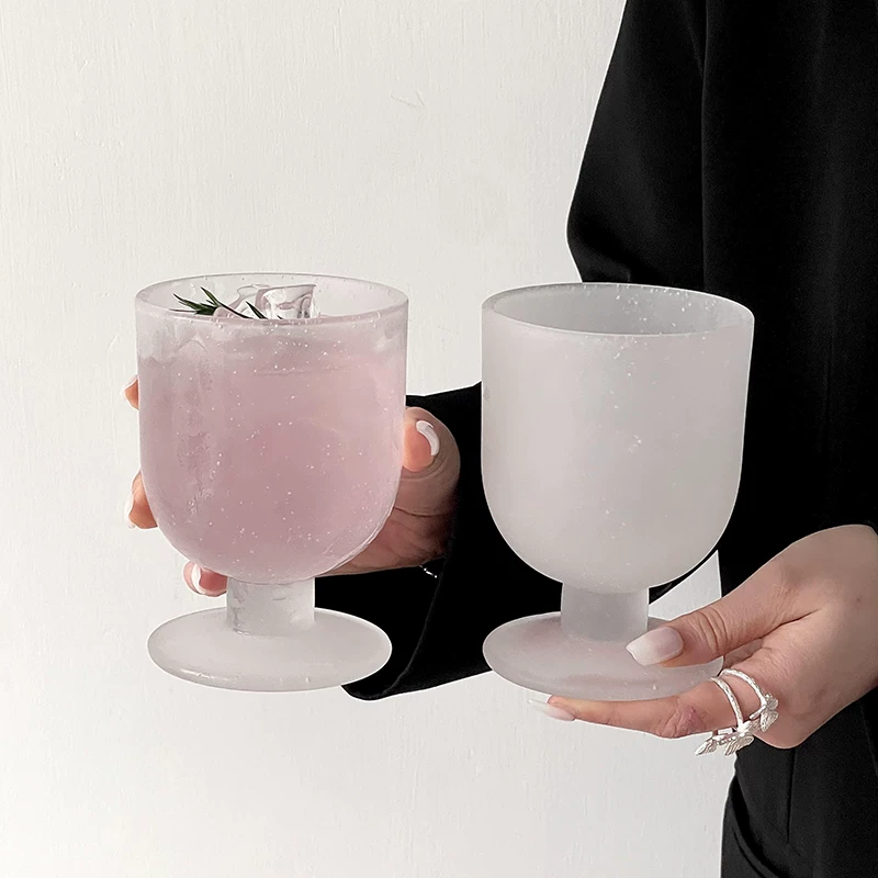 Cốc bong bóng mờ cổ điển độc đáo cốc thủy tinh thẩm mỹ cao cốc bầu trời đầy sao cốc uống nước lạnh cốc cocktail cốc đồ uống