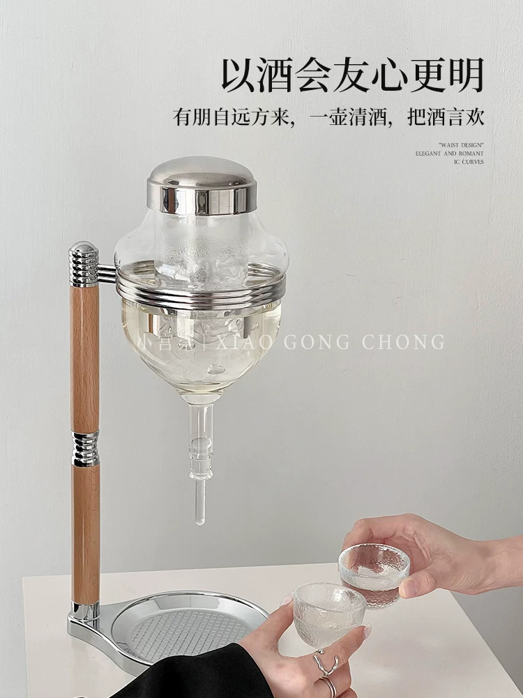 Bình sake Nhật Bản và bộ dụng cụ uống sake, bình đựng rượu đá, ly rượu trắng, dụng cụ chia rượu, bình giữ ấm rượu sake, bình rót rượu kiểu kim, kiểu nhỏ giọt