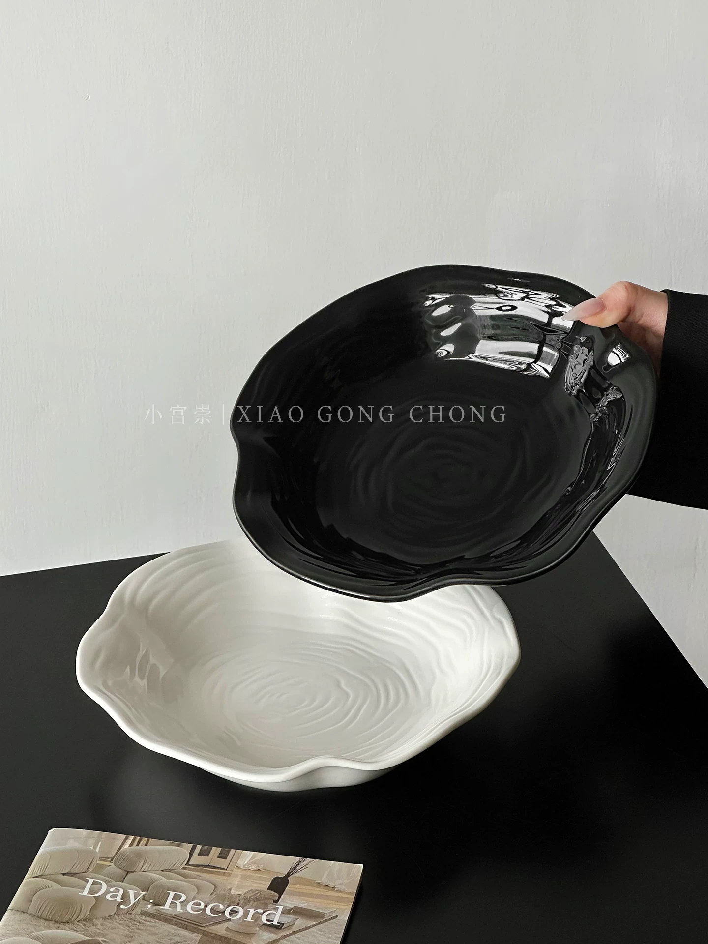 Đĩa sứ cao cấp kiểu dáng sáng tạo, đĩa mì, đĩa sâu lòng, đĩa ăn kiểu Tây, bát salad trái cây, bát sữa chua
