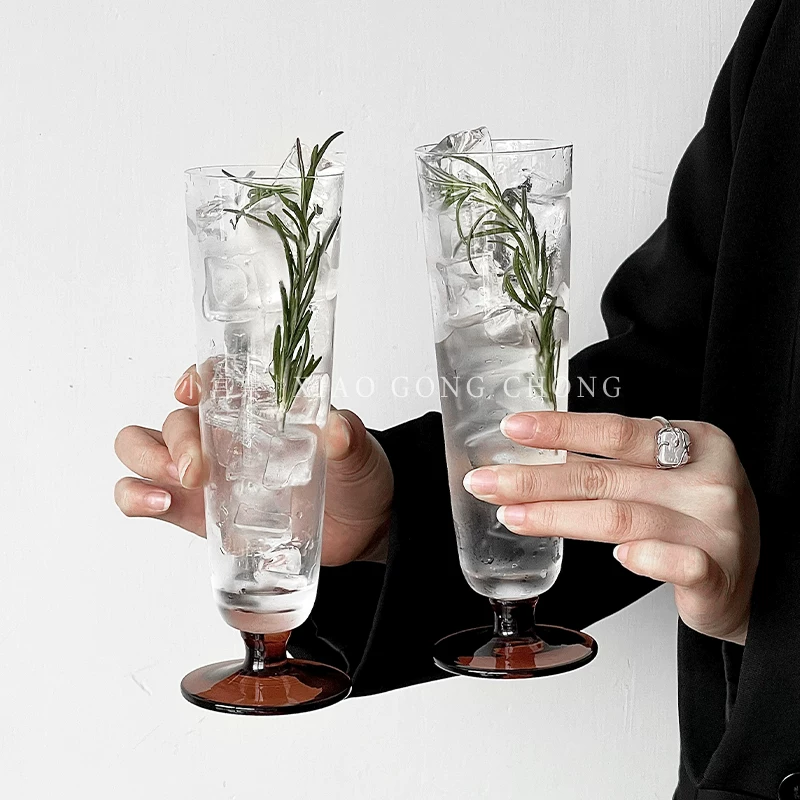 Ly rượu hổ phách độc đáo, ly rượu sâm banh kiểu dáng thời trang và độc đáo, ly rượu vang đỏ, ly sinh tố, ly nước ép, cốc thủy tinh