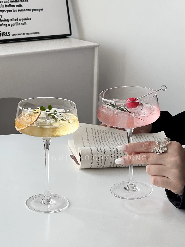 Ly thủy tinh cao kiểu Nhật Kimura, ly cocktail pha lê, ly martini kiểu ins, ly rượu trái cây, ly cocktail đặc biệt dành cho nữ