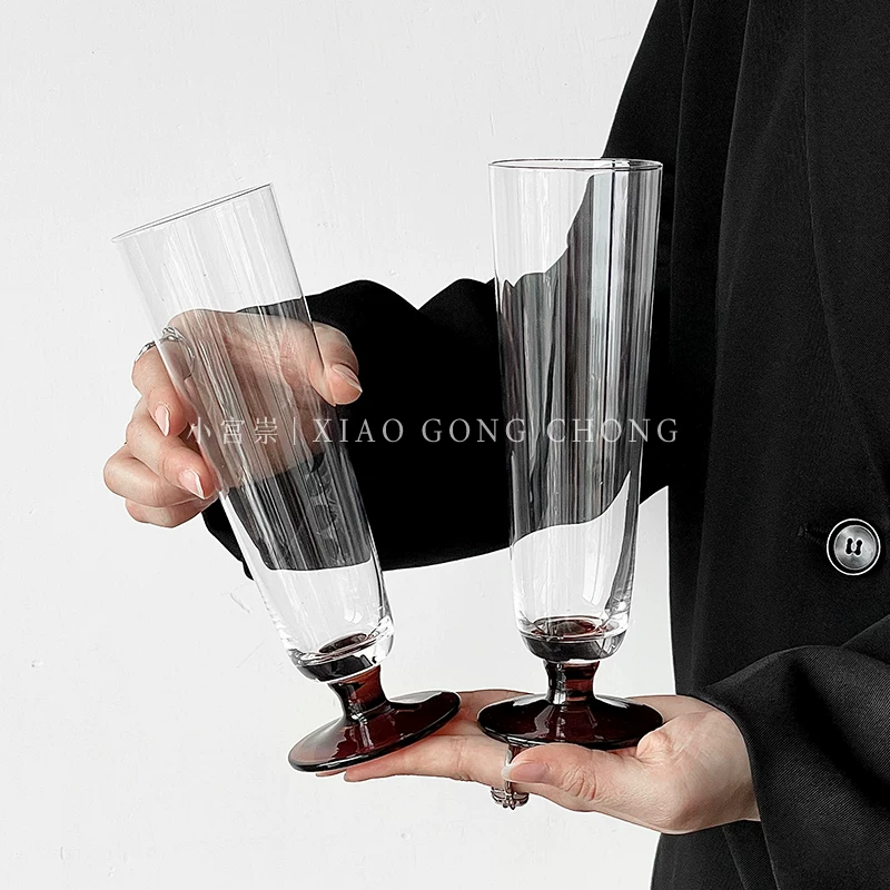 Ly rượu hổ phách độc đáo, ly rượu sâm banh kiểu dáng thời trang và độc đáo, ly rượu vang đỏ, ly sinh tố, ly nước ép, cốc thủy tinh