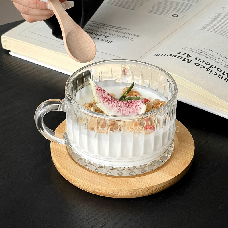 Bát đựng ngũ cốc, kem, sữa chua, pudding, tráng miệng, hoa quả, đồ ăn nhẹ kiểu Instagram, chất liệu thủy tinh cao cấp
