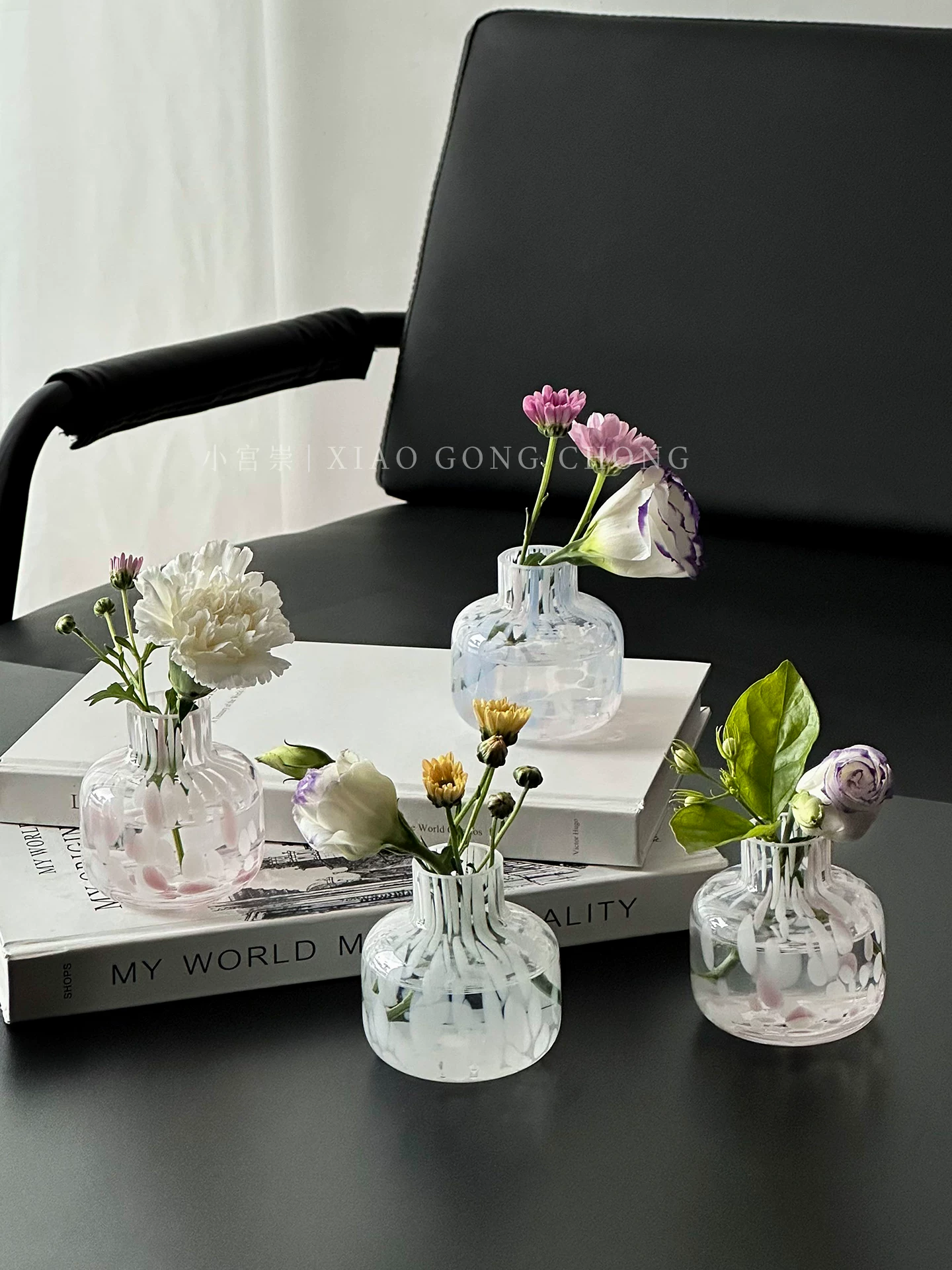 Lọ hoa thủy tinh phong cách retro, trang trí nhà cửa, phòng khách, cắm hoa, đồ trang trí cao cấp, lọ hoa thủy canh
