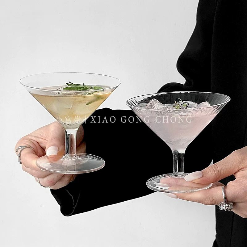 Ly cocktail kiểu Nhật, ly martini sáng tạo, ly trumpet, ly uống nước, cốc miệng rộng, cốc trà đặc biệt