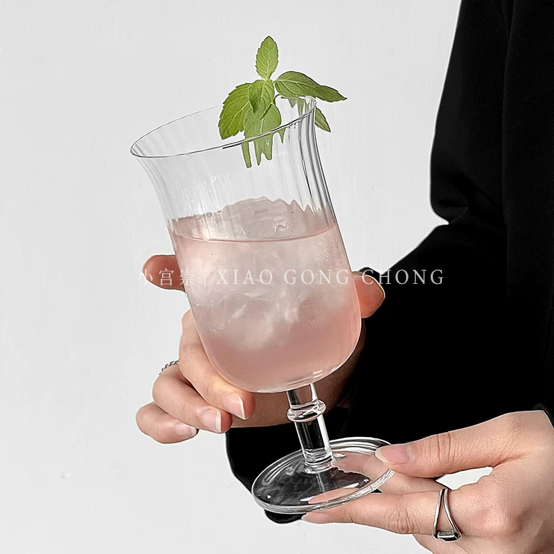 Ly thủy tinh sọc dọc, ly cocktail, ly nước ép, ly uống đồ uống đặc biệt, ly bar, ly nước uống lạnh, ly rượu sâm banh