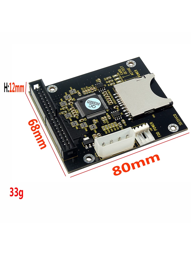 Thẻ chuyển đổi SD sang IDE, thẻ chuyển đổi card nhớ SD sang IDE 3.5 cho bo mạch chủ, dùng làm ổ cứng điện tử hoặc bộ định tuyến mềm, khuyến mãi