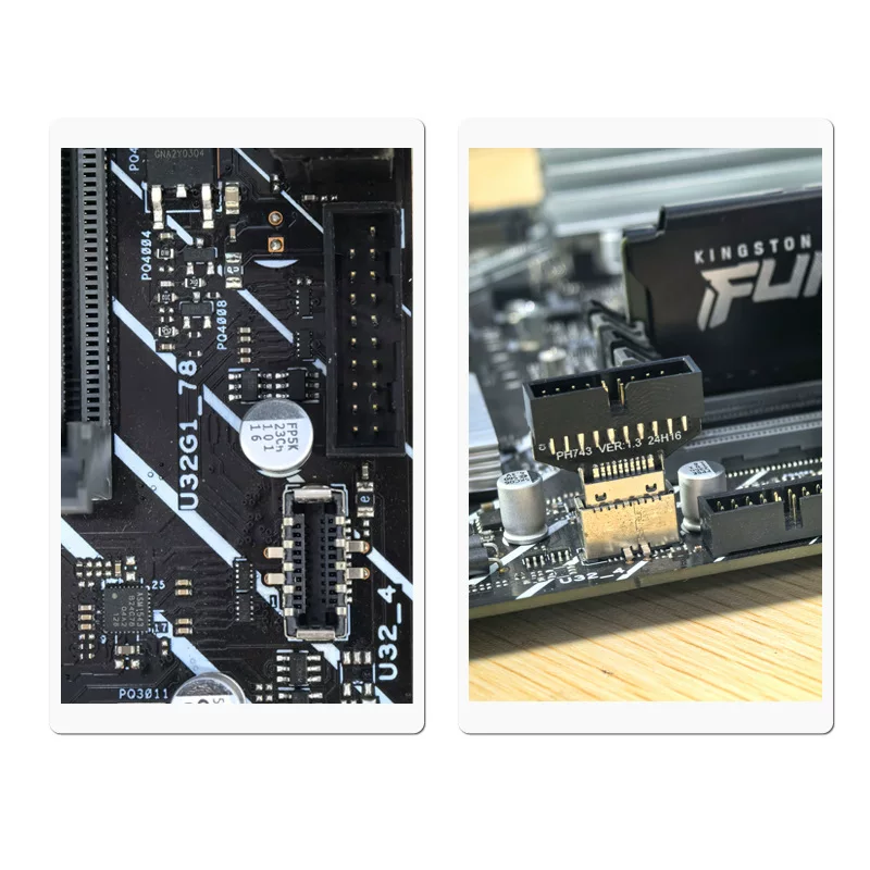Bo mạch chủ USB3.2/3.1/3.0 19 chân 20PIN sang TYPE-E TYPE-C phía trước khung máy USB TypeA