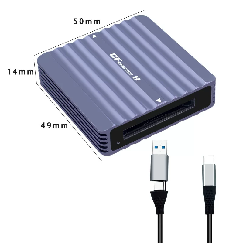 Đầu đọc thẻ CFexpress Thẻ nhớ CFE Loại A B điện thoại di động máy tính xách tay đọc thẻ máy ảnh cfa