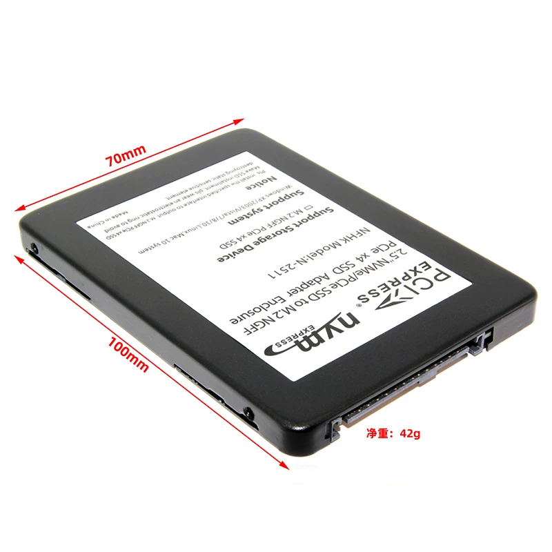 Thẻ chuyển đổi M.2 NVME PCIe x4 sang U.2 SFF-8639 thế hệ 2.5 NVME 750 SSD