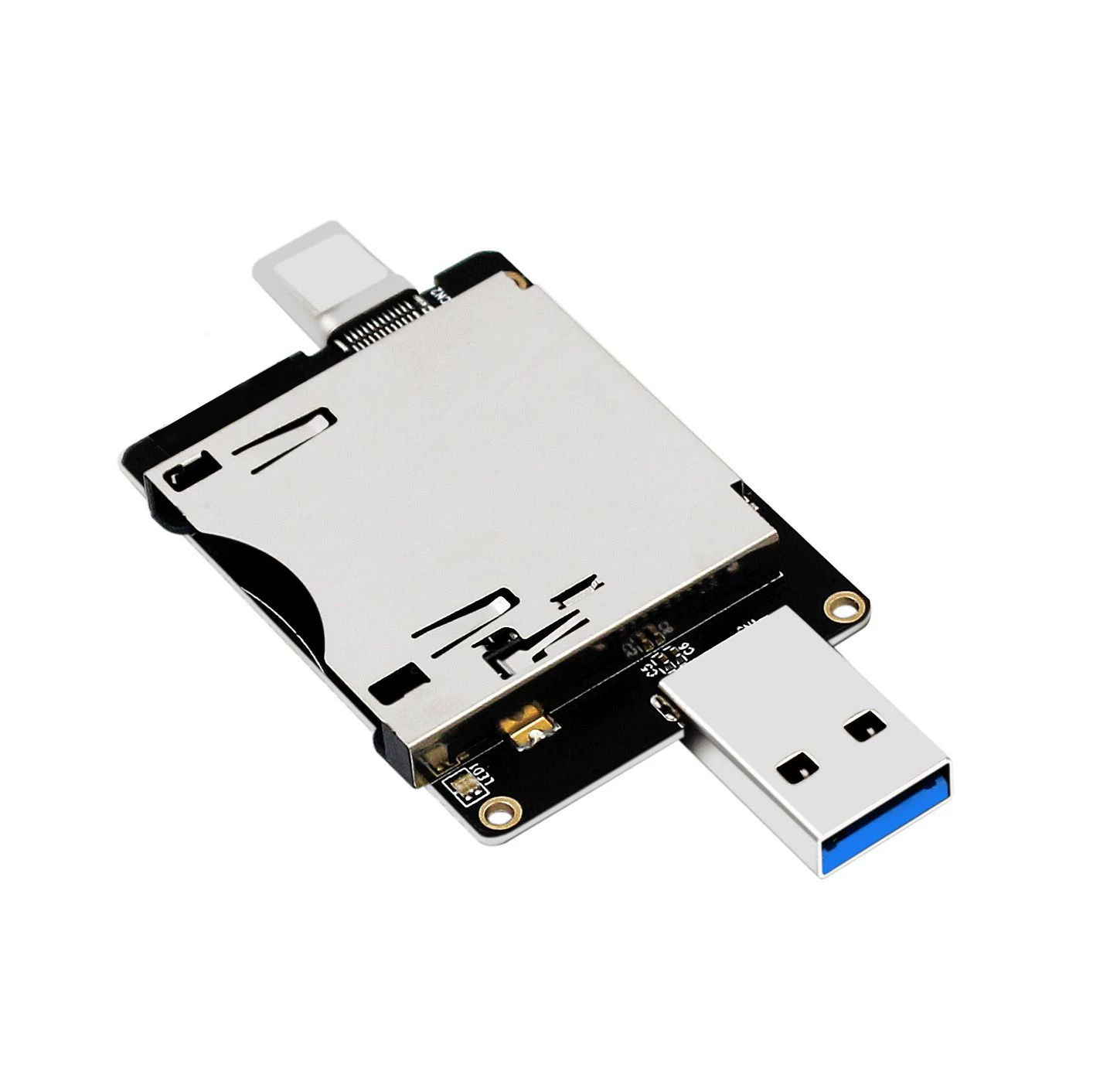 CFexpress sang USB3.1 TYPE-C đầu đọc thẻ nhớ máy ảnh CFE hai cổng tốc độ cao 10Gbit/S
