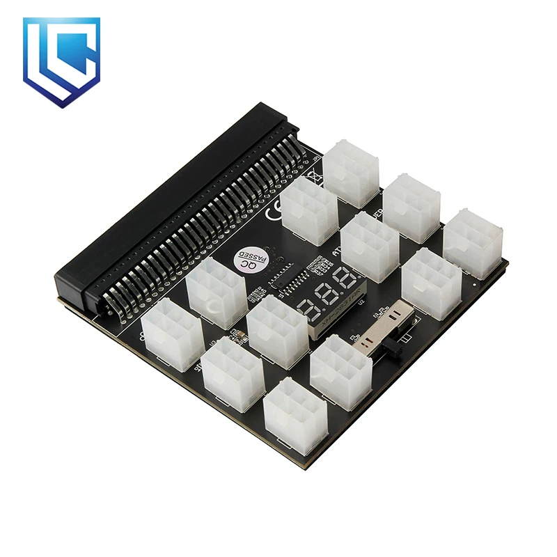 Máy chủ HP bảng chuyển đổi nguồn điện 12*6pin adapter card 12V công suất cao adapter thẻ đồ họa board cung cấp điện