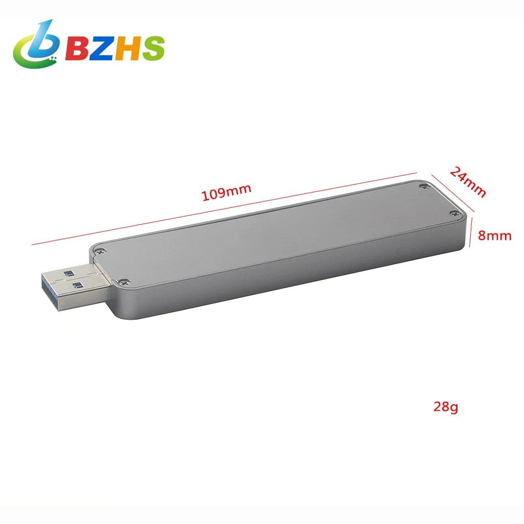 Vỏ ổ cứng di động M.2 NVME sang USB3.0 M2 SSD Giao diện PCI-E SSD chuyển đổi trạng thái rắn sang USB3.0