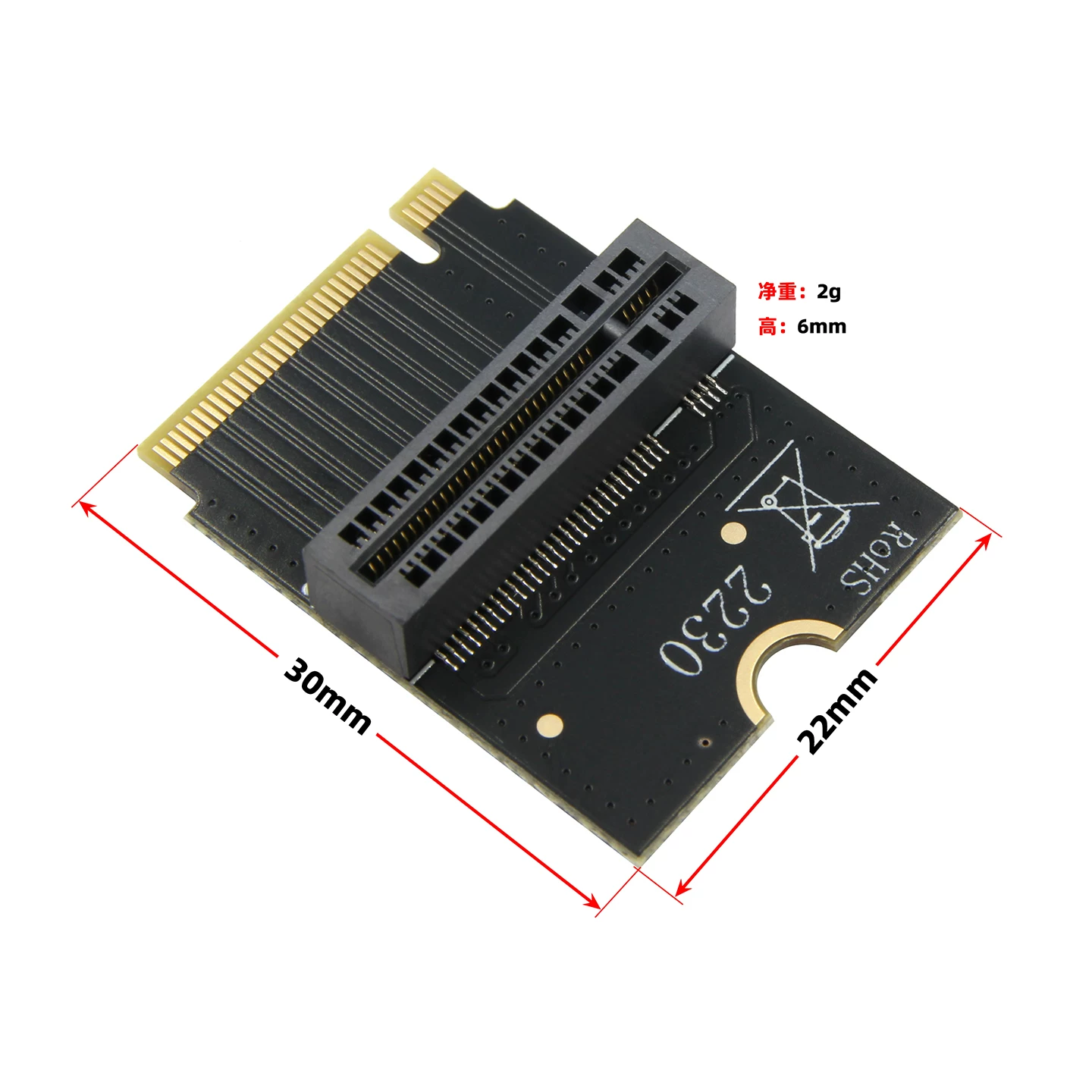 Thẻ bảo vệ giao diện M.2 NVME dọc M-KEY, giao diện NVME PCIe 4.0, thẻ bảo vệ dọc, thẻ thử nghiệm
