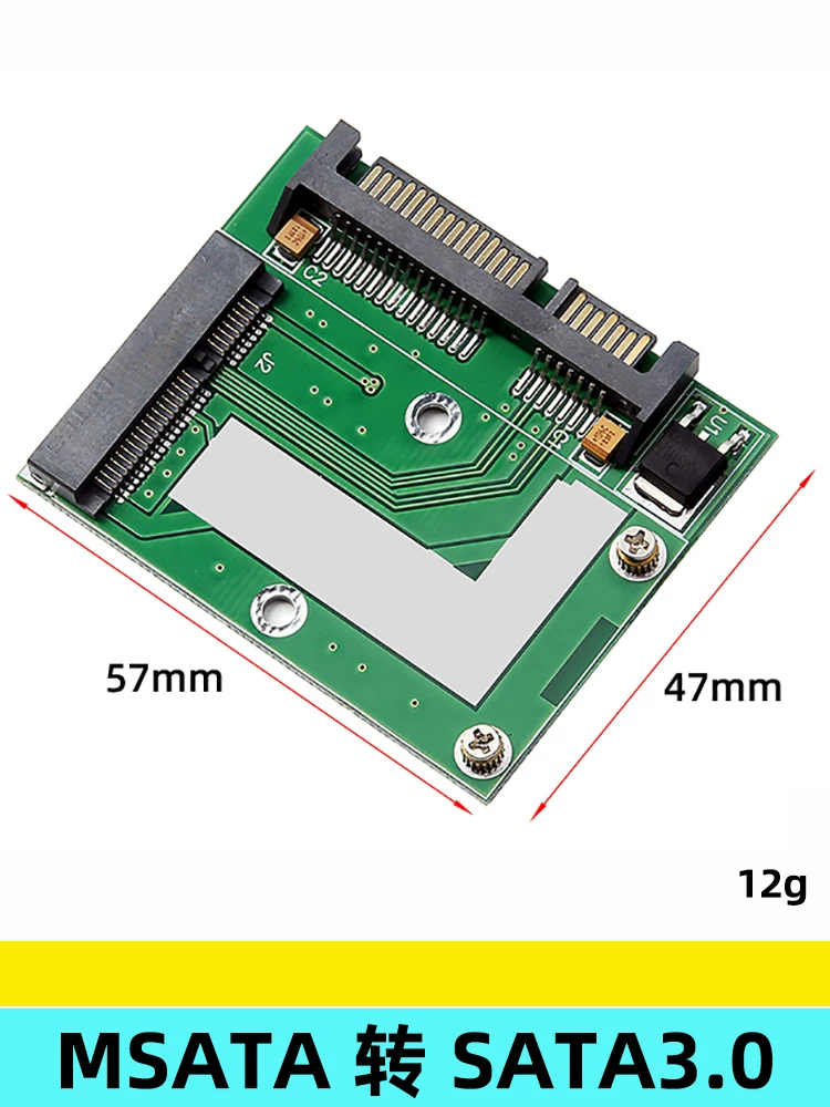 msata sang sata3.0 msats ổ cứng thể rắn SSD sang giao diện nửa chiều cao 2.5inch Thẻ chuyển đổi SATA3.0