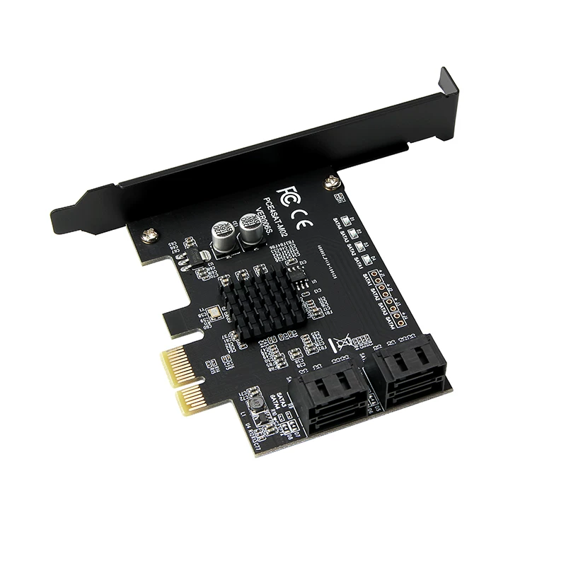 Thẻ mở rộng SATA3.0 sang thẻ chuyển đổi PCI-E 4 cổng 6G Thẻ chuyển đổi ổ cứng IPFS mở rộng 88SE9215