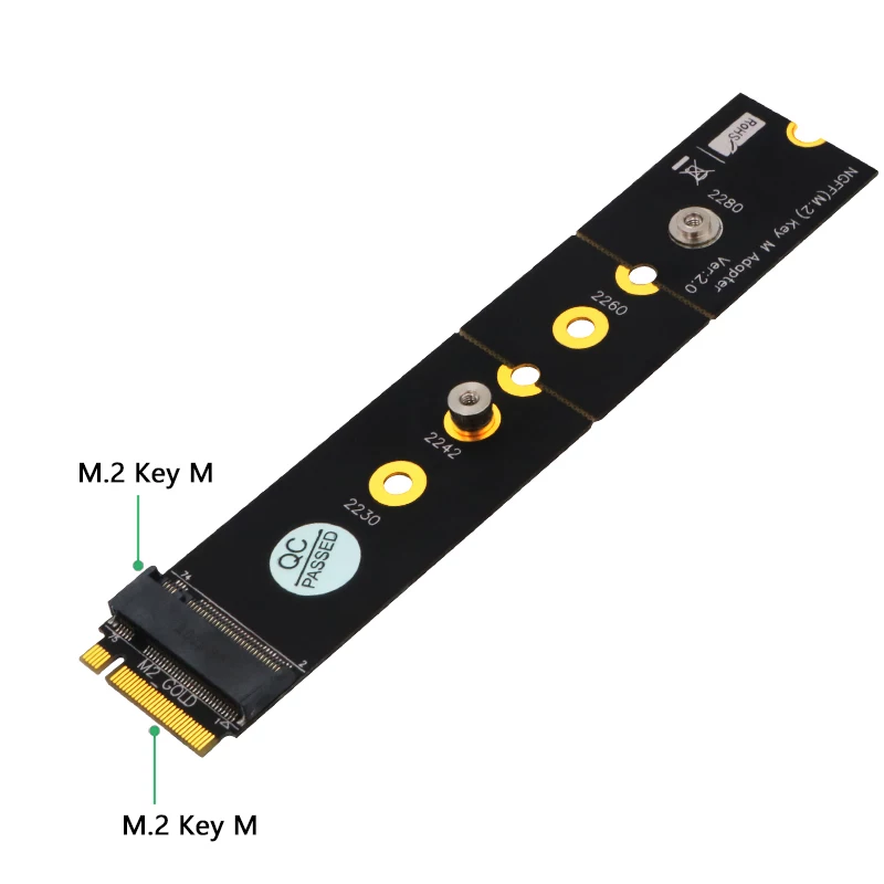 Thẻ thử nghiệm NVMe, bo mạch chủ NVMe, thẻ mở rộng SSD M.2 M key, card chuyển đổi M.2, card bảo vệ adapter M.2