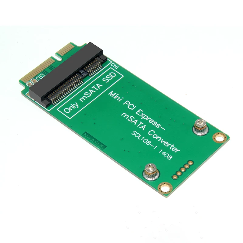 Thích hợp cho máy tính ASUS, thẻ chuyển đổi mSATA SSD sang SATA Mini PCIE SSD. Vui lòng chú ý đến điều này trước khi mua.