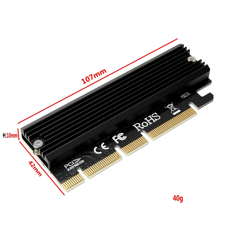 Thẻ chuyển đổi PCI-E 3.0 16x m.2 NVME SSD PCIe sang M key NGFF