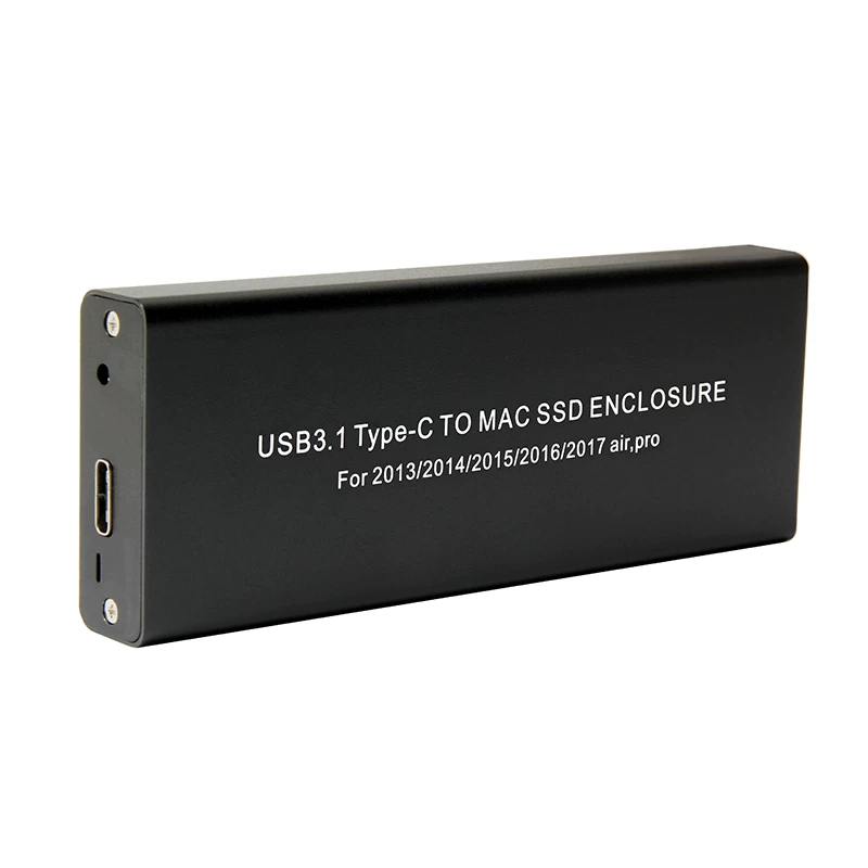 Thích hợp cho vỏ ổ cứng SSD trạng thái rắn được nâng cấp của Apple MacBook Air/Pro 2013-2017 sang USB3.1