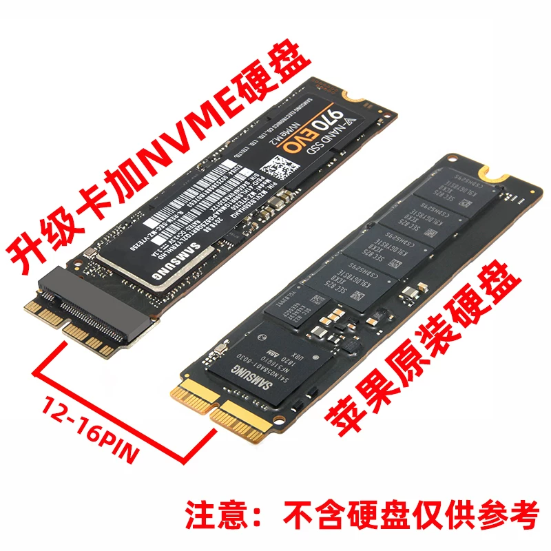 Thích hợp cho thẻ chuyển đổi SSD M.2 sang 2013 2014 2015 2016 Air Macbook Pro Apple SSD