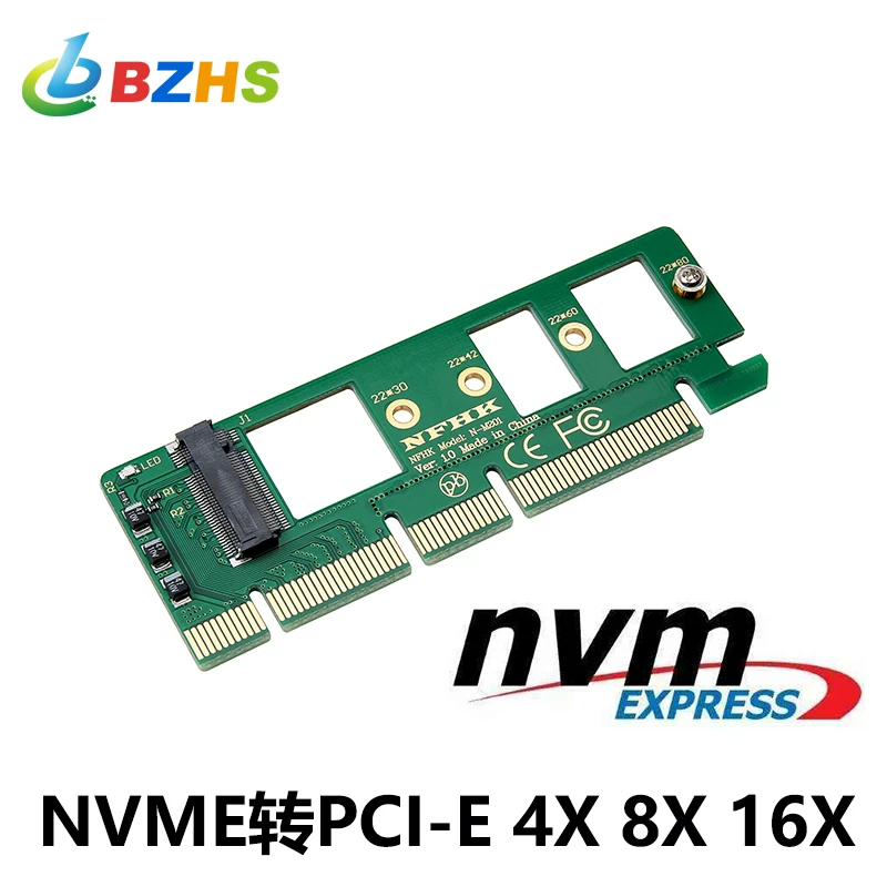 Bộ chuyển đổi thẻ mở rộng PCI-E 3.0 x4 x8 x16 sang NVME M.2 NVMe SSD