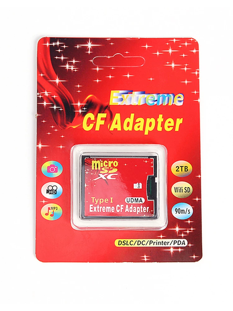Bộ chuyển đổi thẻ nhớ TF sang CF micro SD sang CF chính hãng cho máy ảnh DSLR, tốc độ cao