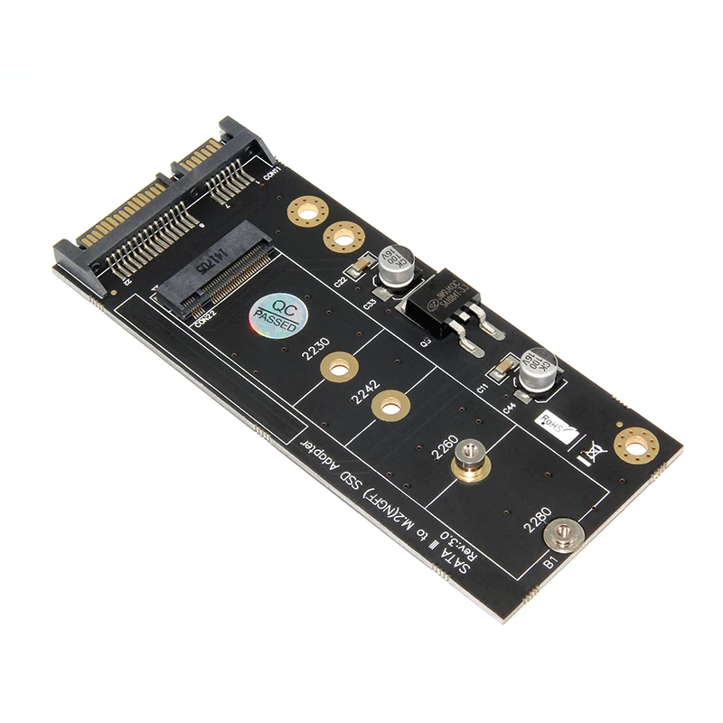 Thẻ chuyển đổi giao thức M.2 NGFF SATA Ổ cứng thể rắn M.2 SSD sang thẻ chuyển đổi giao diện SATA3.0