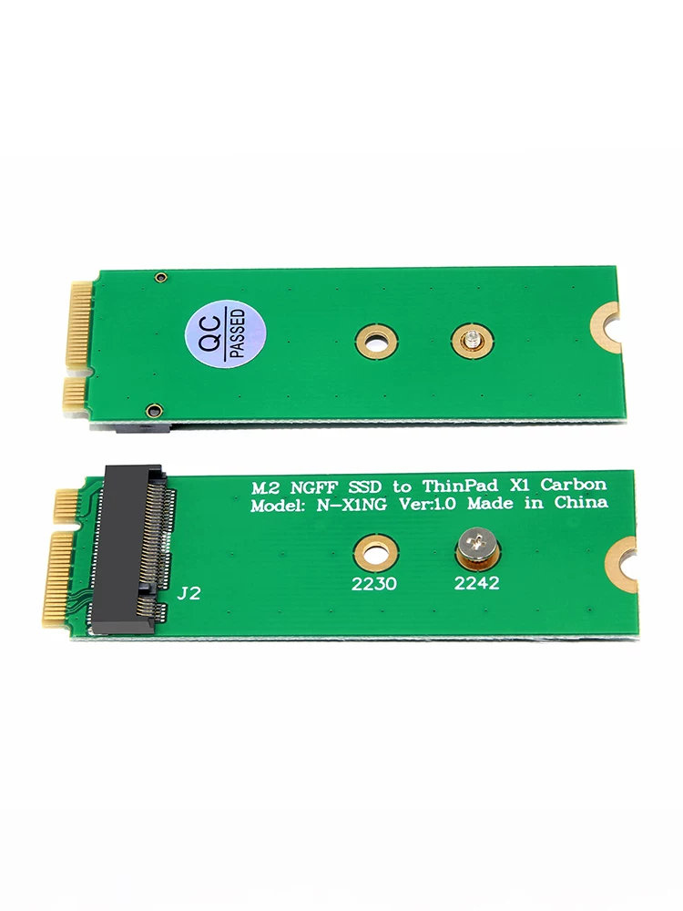 Thích hợp cho NGFF M.2 SSD sang Lenovo X1 CARBON 2013 SSD ổ cứng thể rắn 2242 thẻ chuyển đổi