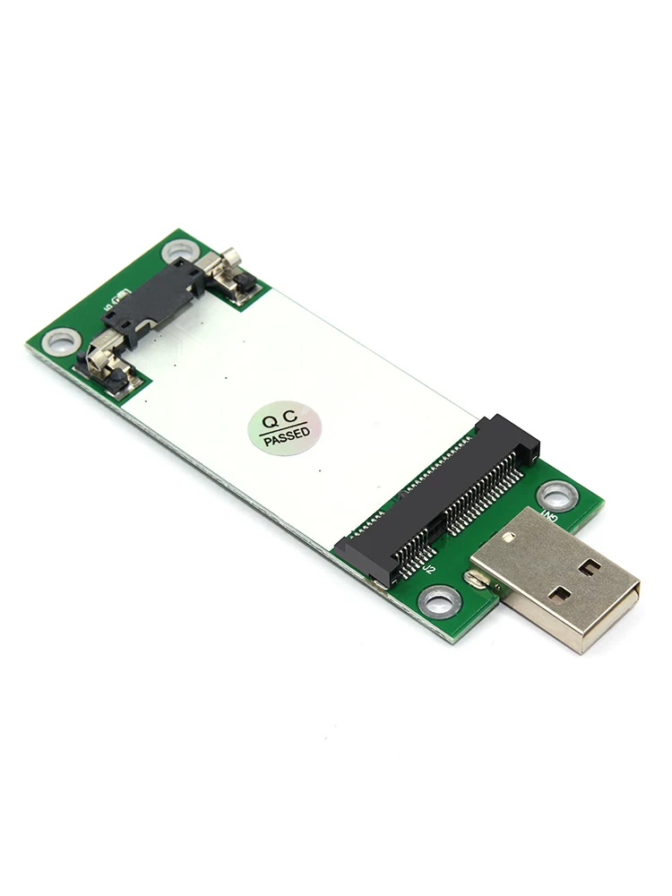 mini PCI-E sang USB (có khe cắm thẻ SIM) Thẻ chuyển đổi thử nghiệm WWAN mặt sau của bo mạch phát triển mô-đun 3G/4G