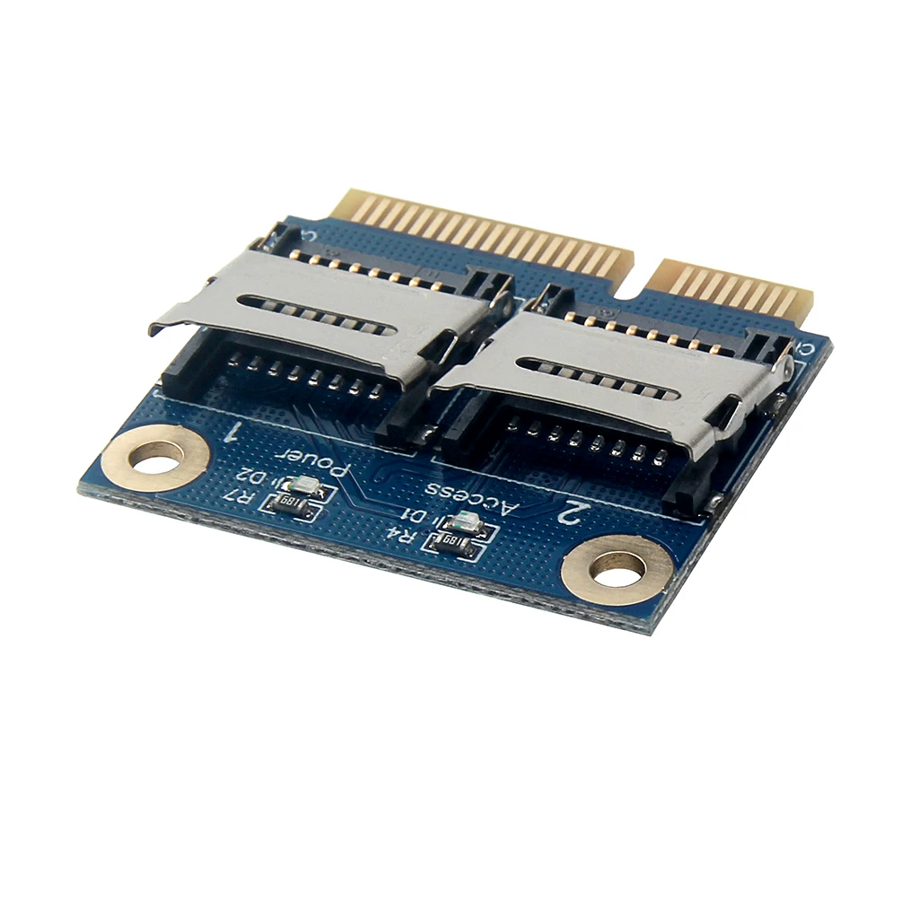 Thích hợp cho thẻ chuyển đổi mini PCIe sang MICRO TF, giao diện WiFi sang TF kép, đầu đọc SSD cho máy tính xách tay