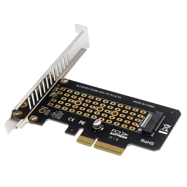 Thẻ chuyển đổi NGFF M.2 NVME M.2 sang PCI-E4.0 sang thẻ mở rộng PCIE 4X M key NGFF
