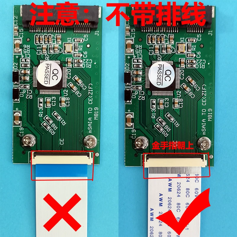 Ổ cứng MSATA sang CE/ZIF40pin SSD card chuyển đổi ổ cứng thể rắn CE sang MSATA phù hợp cho Dell Fuji