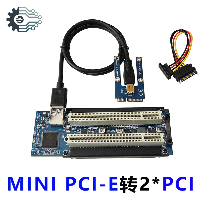 Thẻ chuyển đổi mini pci-e sang pci, bo mạch chủ điều khiển công nghiệp, thẻ mở rộng khe cắm Mpcie sang pci, thẻ ghi hình ngoài