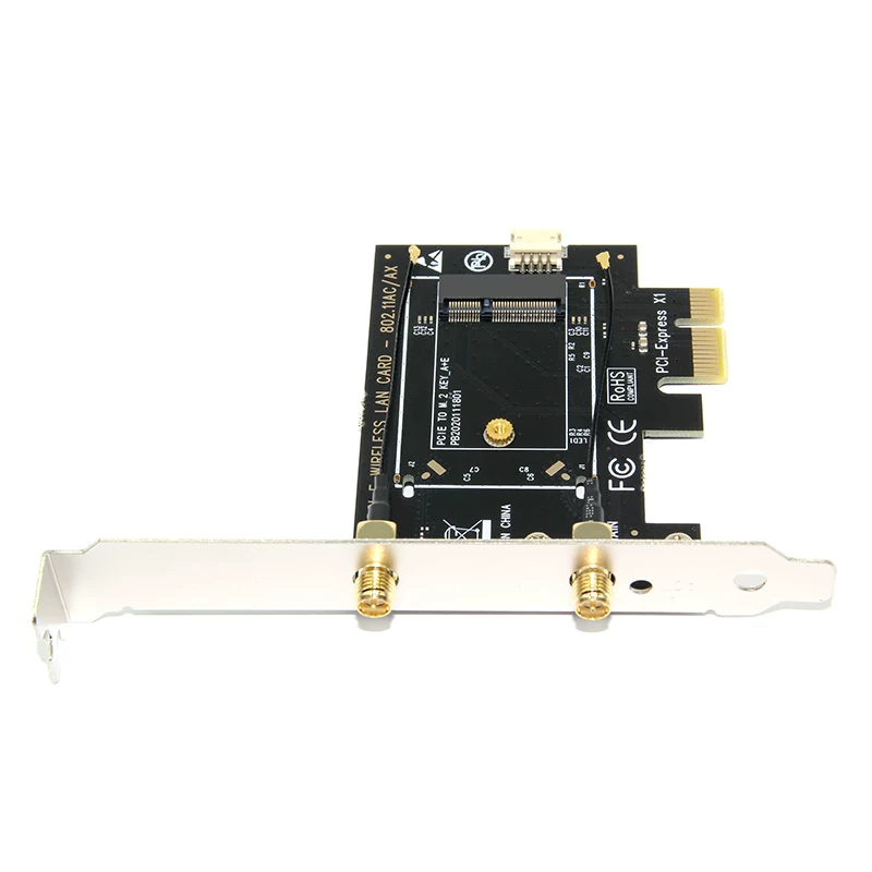 Bộ chuyển đổi card mạng không dây PCI-E sang NGFF M.2 WIFI Bluetooth KEY A-E Thẻ mở rộng card mạng Bluetooth