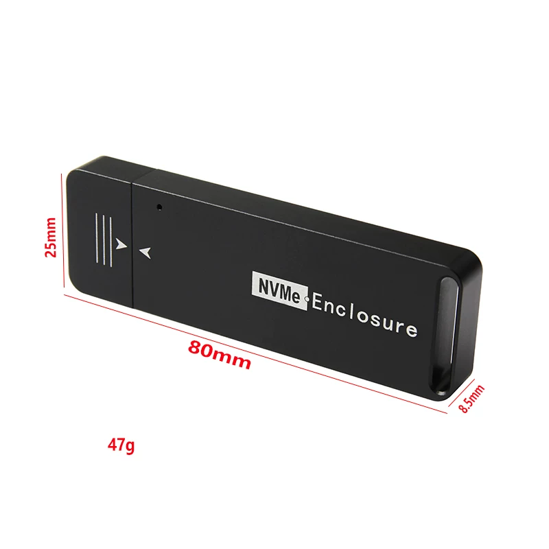 Thích hợp cho vỏ ổ cứng thể rắn NVMe 2230 2242 PCIE NVME sang USB3.0 3.1 vỏ ổ cứng di động