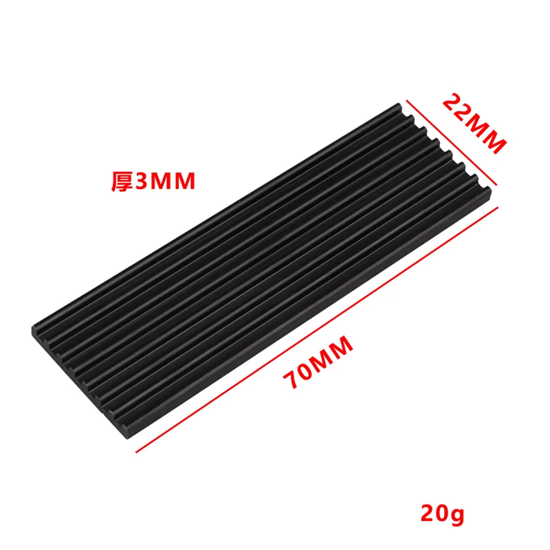 Tản nhiệt ổ cứng thể rắn Laptop PCIE M2 2280 SSD, bộ tản nhiệt M.2NGFF, áo làm mát NVME